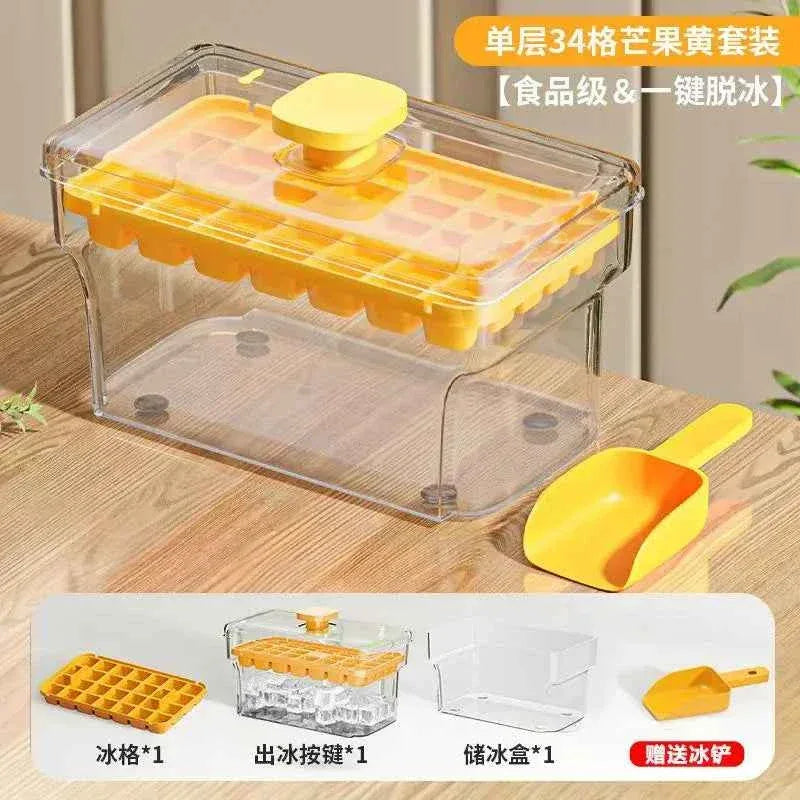 Double Layer Ice Cube Mold for Easy Freezing - Clarify.pk