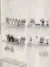 Glacier Pattern Shower Suction Cup Shelf – Bathroom Organizer - Clarify.pk