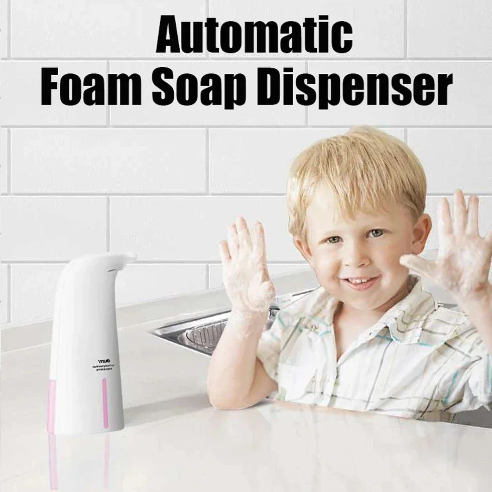 Automatic Foam Soap Dispenser - Portable & Touchless - Clarify.pk