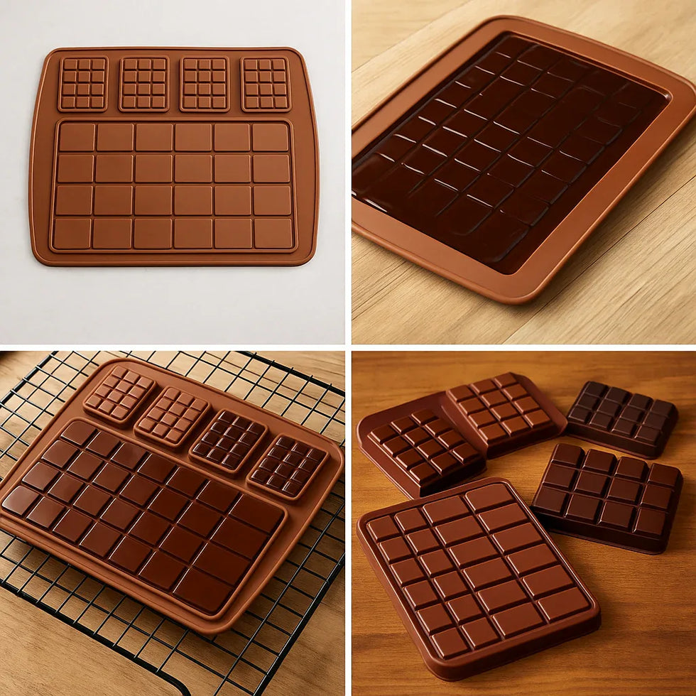 Silicone Molds for Chocolate, Kunafah & Jelly – Non Stick - Clarify.pk