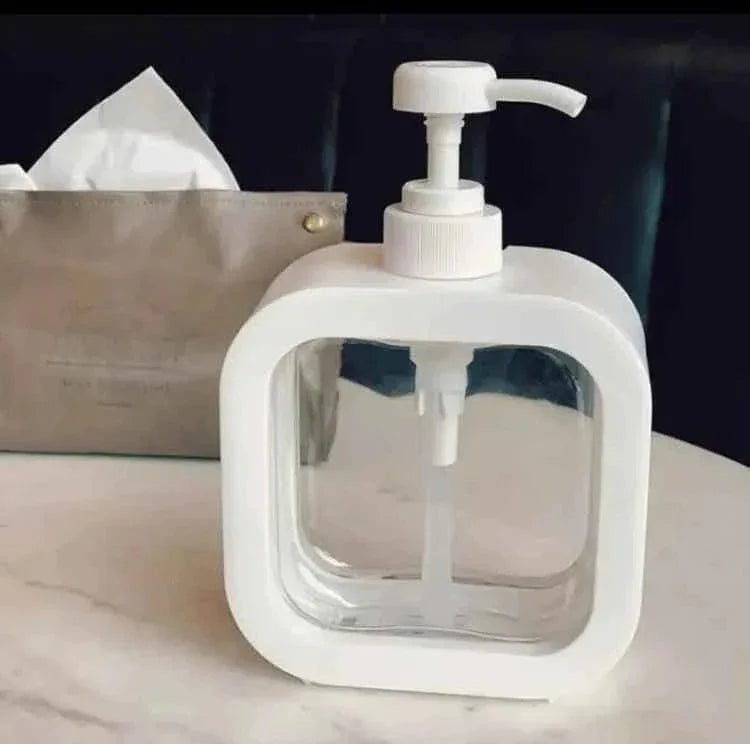 Square Soap Dispenser with Modern & Refillable - Clarify.pk