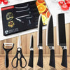 6-Piece Kitchen Knife Set with Peeler - Clarify.pk