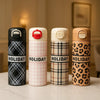 Holiday Printed Thermos Bottle – 500ml Leakproof Flask (Random) - Clarify.pk