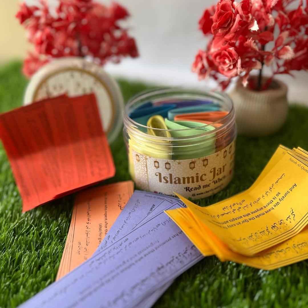 90+ Quranic Ayat Jar Gift Set with Wrap - Clarify.pk