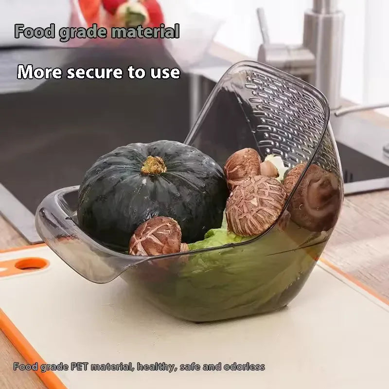 Portable Fruit Colander Drain Basket - Clarify.pk