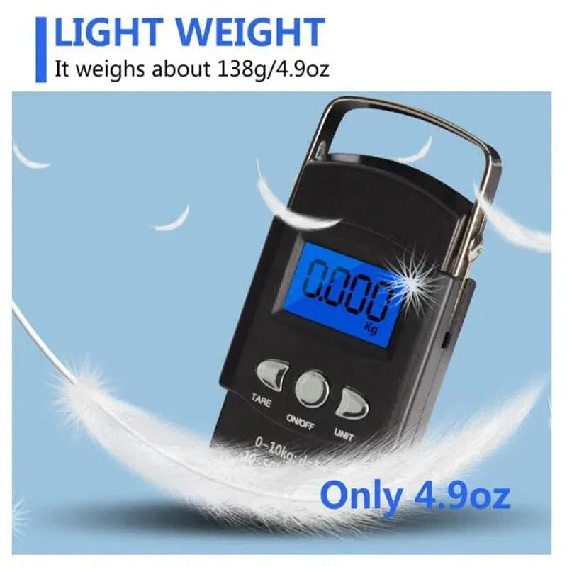 Portable Digital Luggage Scale with LCD - Clarify.pk