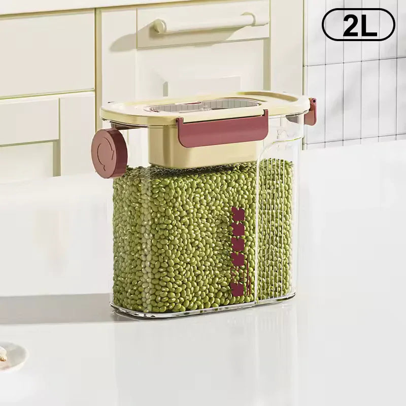 Airtight Grain Storage Container Set - Clarify.pk