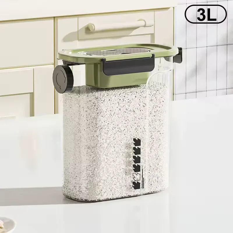 Airtight Grain Storage Container Set - Clarify.pk