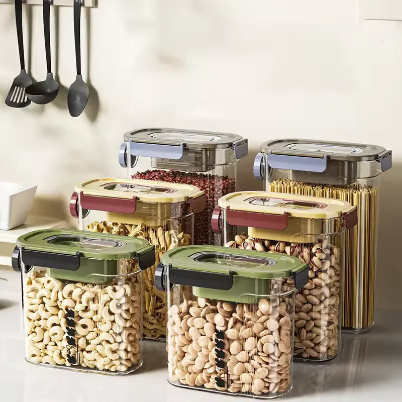 Airtight Grain Storage Container Set - Clarify.pk