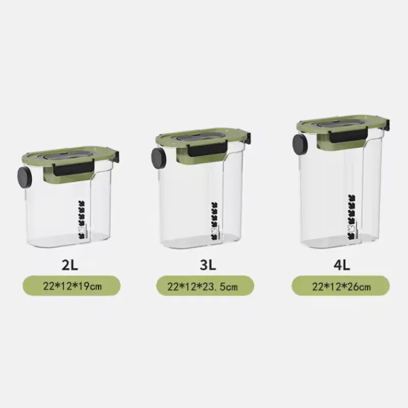 Airtight Grain Storage Container Set - Clarify.pk