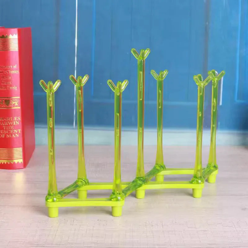 Glass Cup Drying Rack for Efficient Kitchen Storage - Clarify.pk