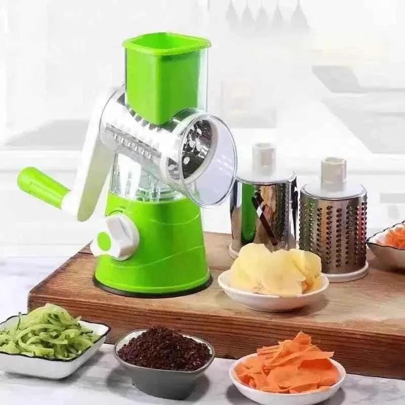 3 in 1 Manual Vegetable Cutter Slicer for Effortless Food Prep - Clarify.pk