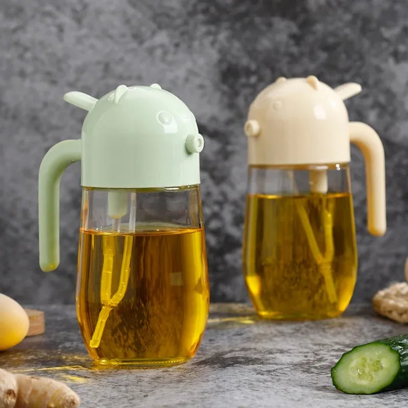 2 in 1 Olive Oil Dispenser with spray & pour - Clarify.pk