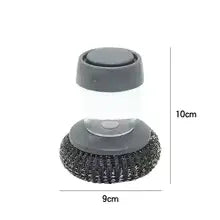 Kitchen Soap Dispensing Brush for Easy Cleaning - Clarify.pk