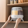 10KG Kitchen Storage Container with Three Compartments - Clarify.pk