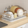 Iron Frame Kitchen Storage Rack with Utensil Holder - Clarify.pk