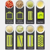 12 in 1 Multifunctional Vegetable Cutter with Storage Box - Clarify.pk