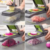 12 in 1 Multifunctional Vegetable Cutter with Storage Box - Clarify.pk