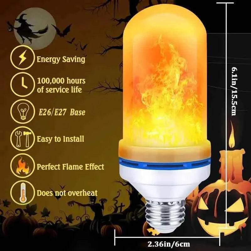 LED Flame Effect Bulb for Cozy Lighting - Clarify.pk