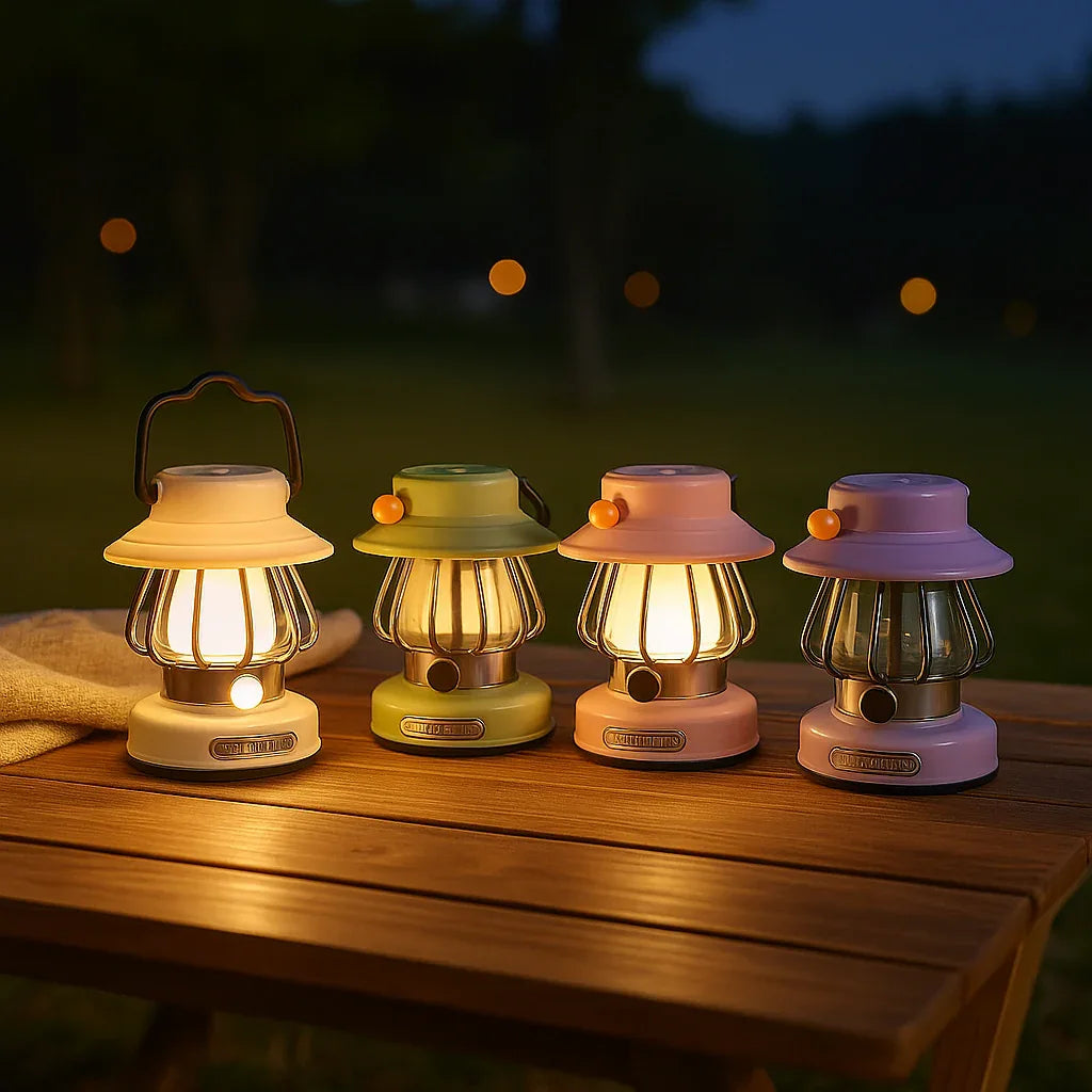 LED Rechargeable Lantern - Portable Outdoor Light - Clarify.pk