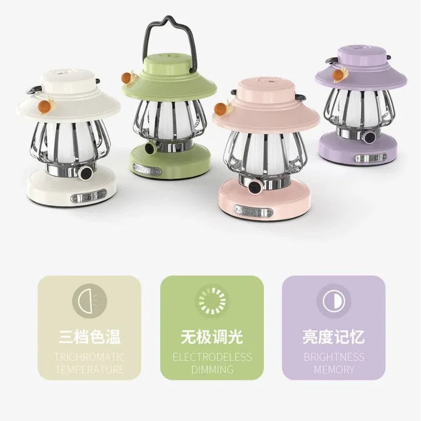 LED Rechargeable Lantern - Portable Outdoor Light - Clarify.pk