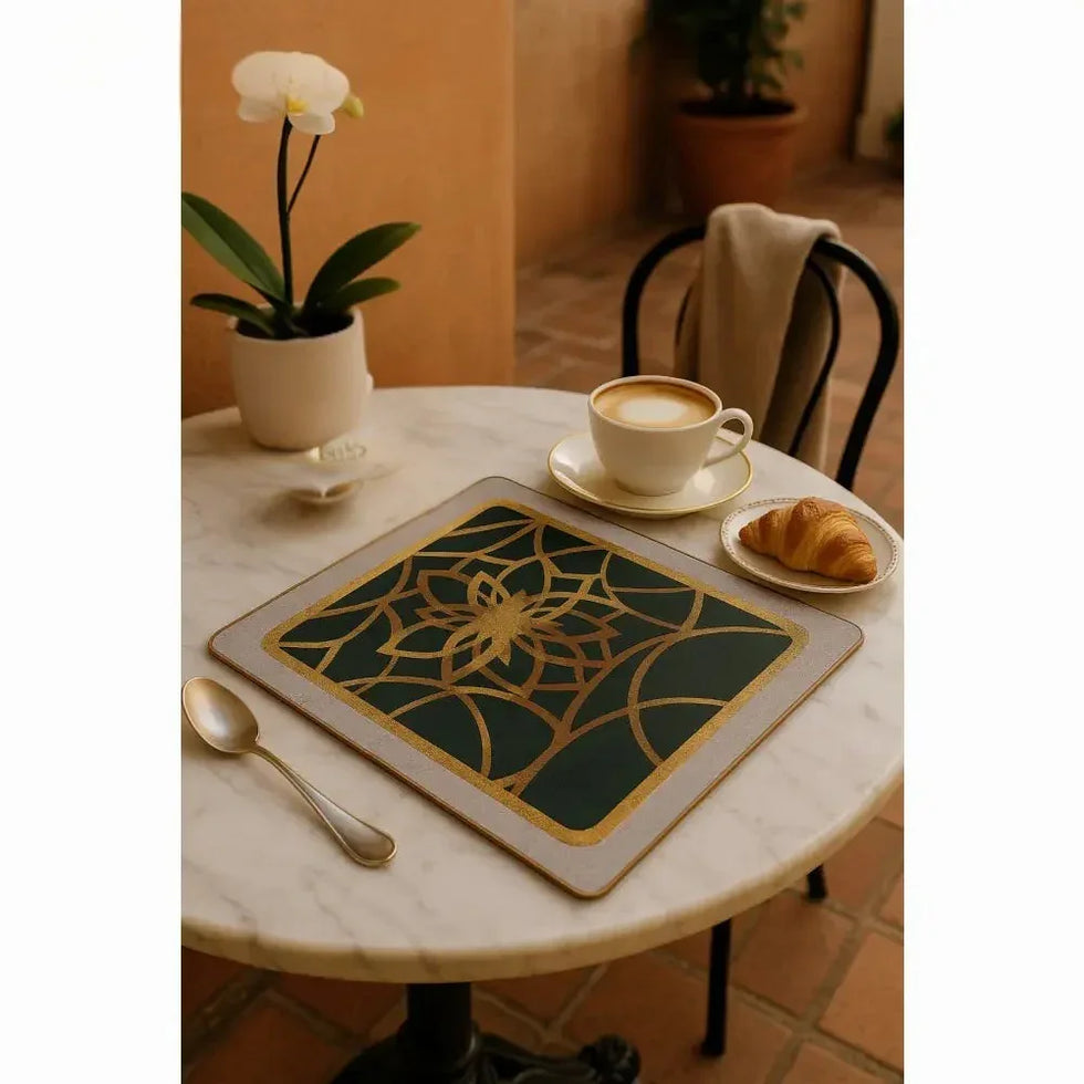 Luxury Table Mats Set with Elegant Design (2pcs) - Clarify.pk