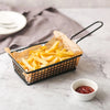 Rectangular French Fries Snack Basket – Restaurant Style Serving (Random) SS