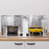Foldable Aluminum Kitchen Gas Stove Oil Baffle Plate KT