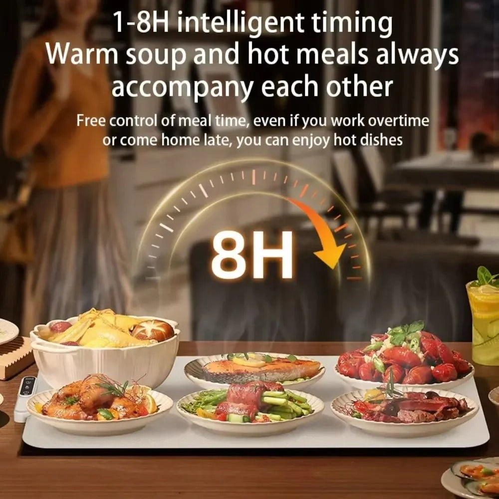 Electric Food Warmer Plate – Fast Heating Foldable Warming Mat KT