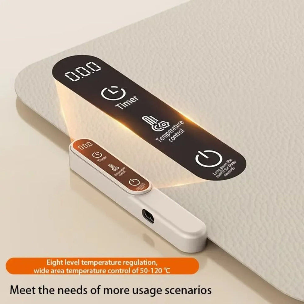 Electric Food Warmer Plate – Fast Heating Foldable Warming Mat KT