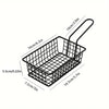 Rectangular French Fries Snack Basket – Restaurant Style Serving (Random) SS