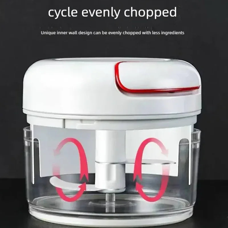 Manual Garlic Chopper with Easy Pull Mechanism - Clarify.pk