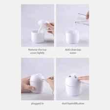 Mini Air Humidifier 250ml with LED Light - Clarify.pk
