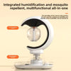 Moon Shaped Humidifier Night Lamp with Mosquito Repellent - Clarify.pk