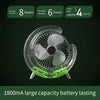 Multifunction Desktop Fan with LED Light - Clarify.pk