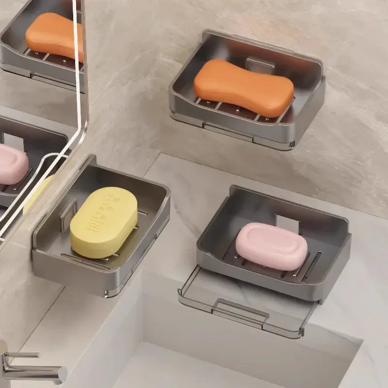 Durable & Stylish Wall Mounted Soap Holder - Clarify.pk