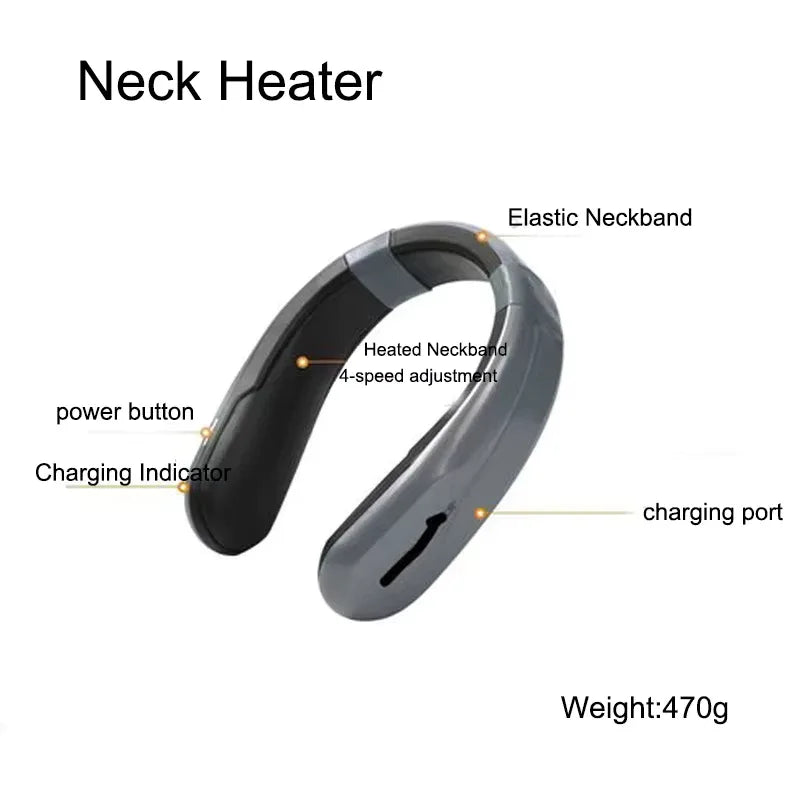 Neck Ceramic Portable Heater for Relaxation - Clarify.pk
