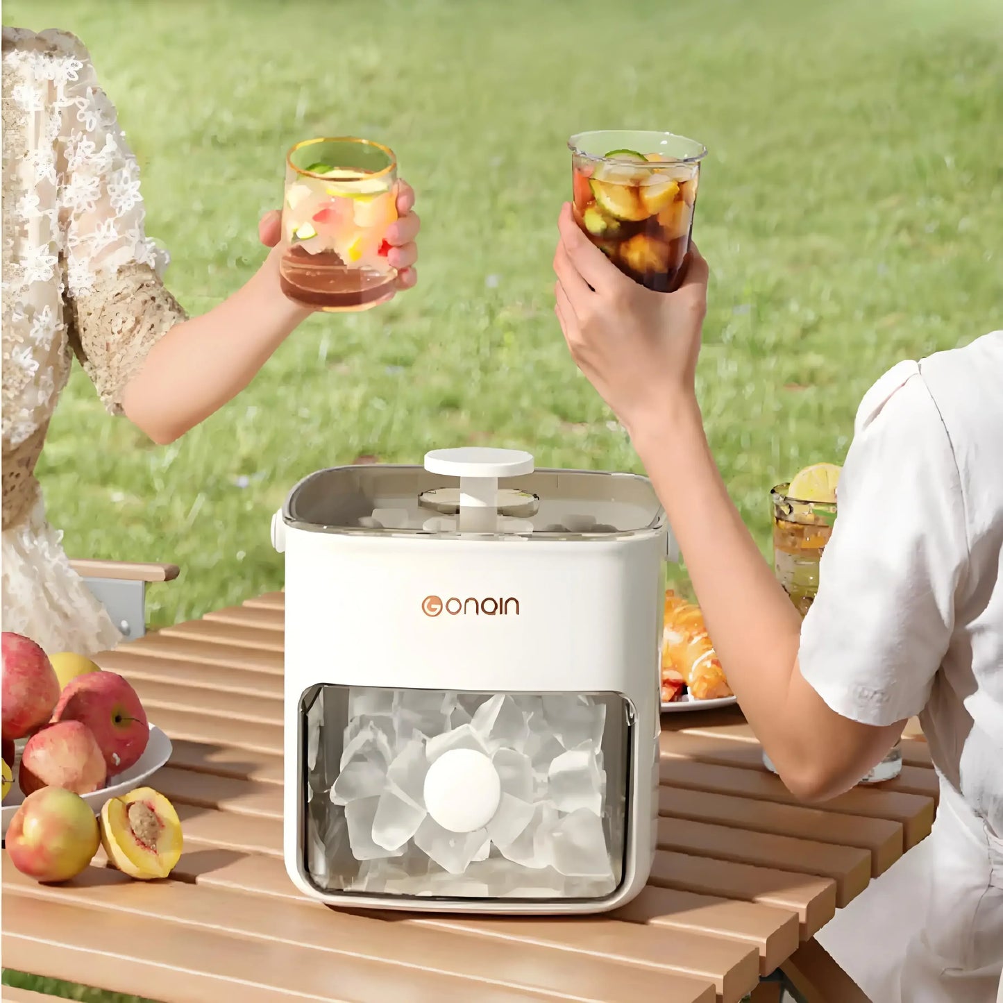 48 Block Ice Cube Machine with Lid - Efficient Ice Storage - Clarify.pk