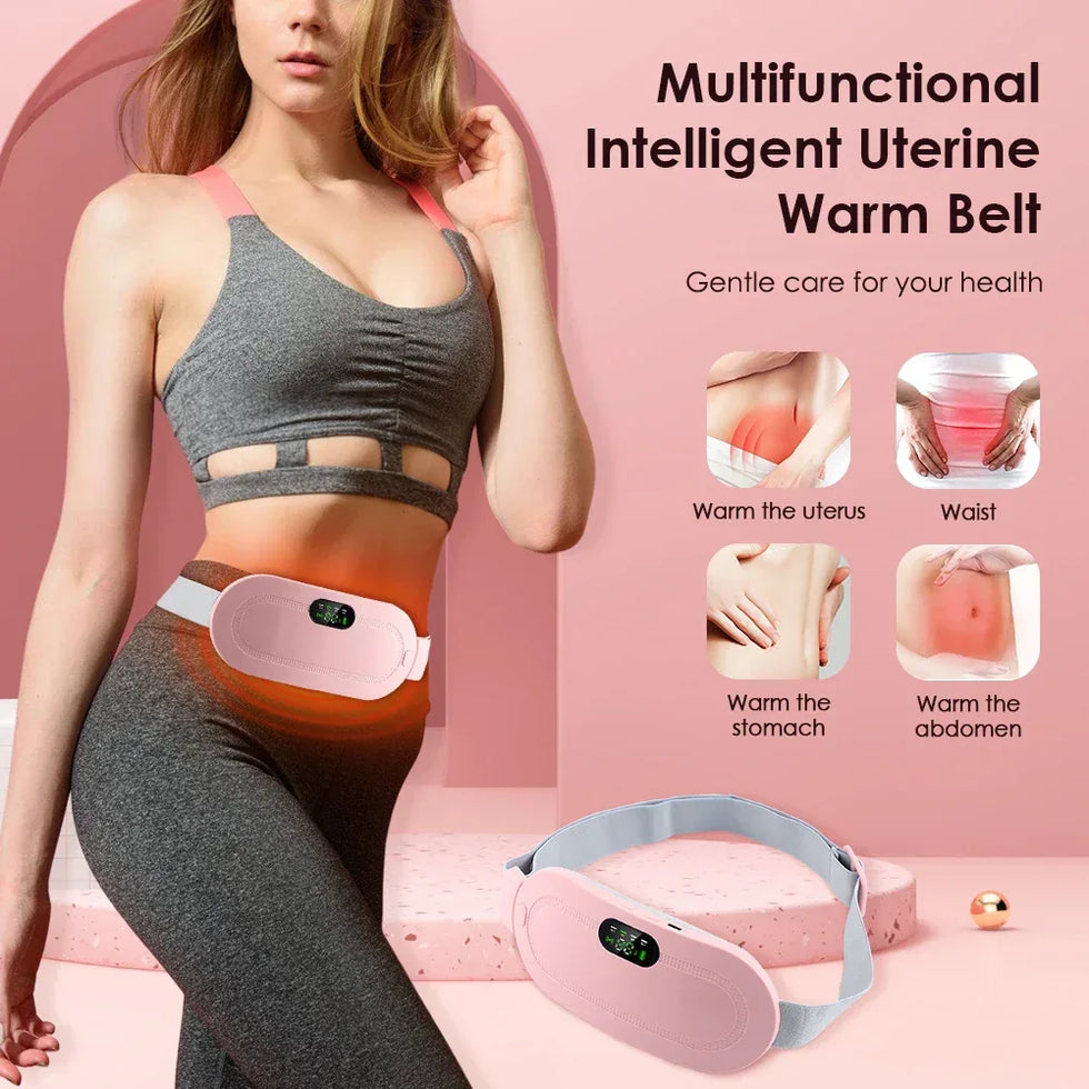 Period Cramp Relief Belt with Digital Heat Therapy - Clarify.pk