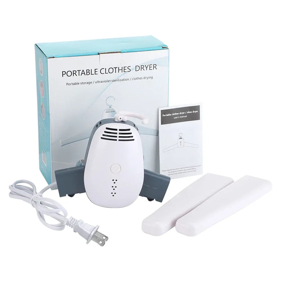 Portable Clothes Dryer with Foldable Hanger - Clarify.pk