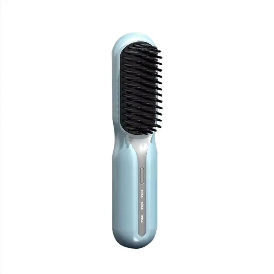 Portable Electric Hair Styling Comb with Negative Ion - Clarify.pk