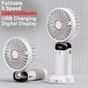 Portable Handheld Fan Rechargeable with USB - Clarify.pk