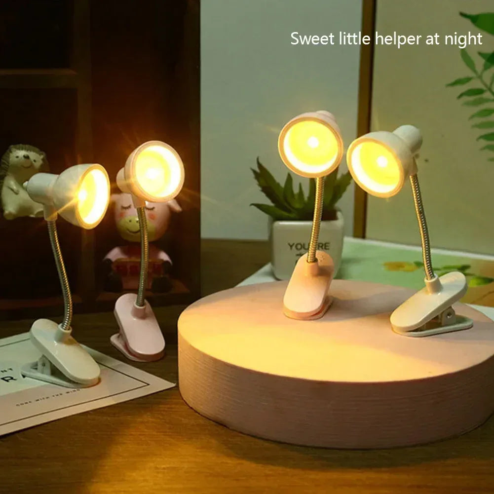 Portable Mini Night Light with Clip Lamp - Clarify.pk