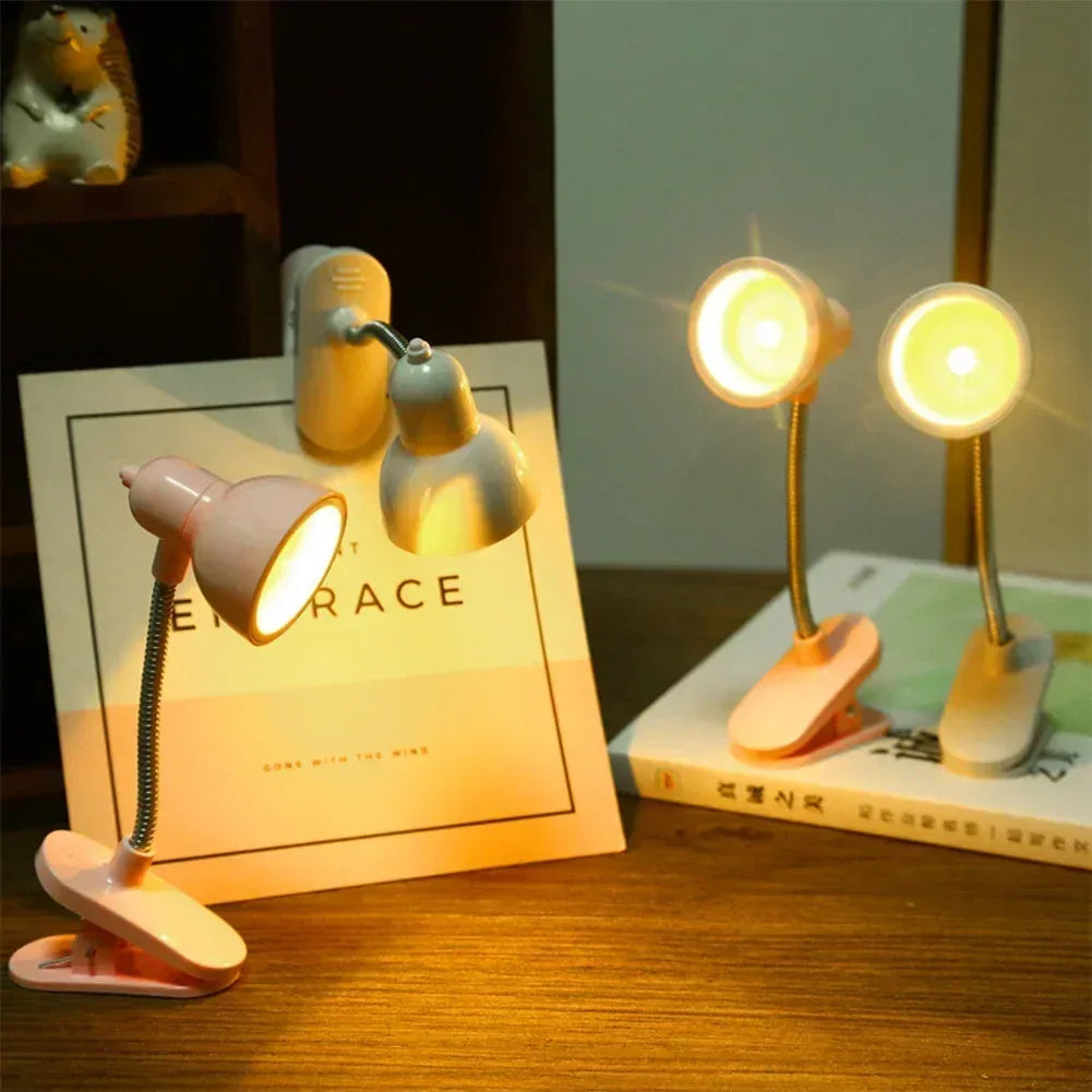 Portable Mini Night Light with Clip Lamp - Clarify.pk