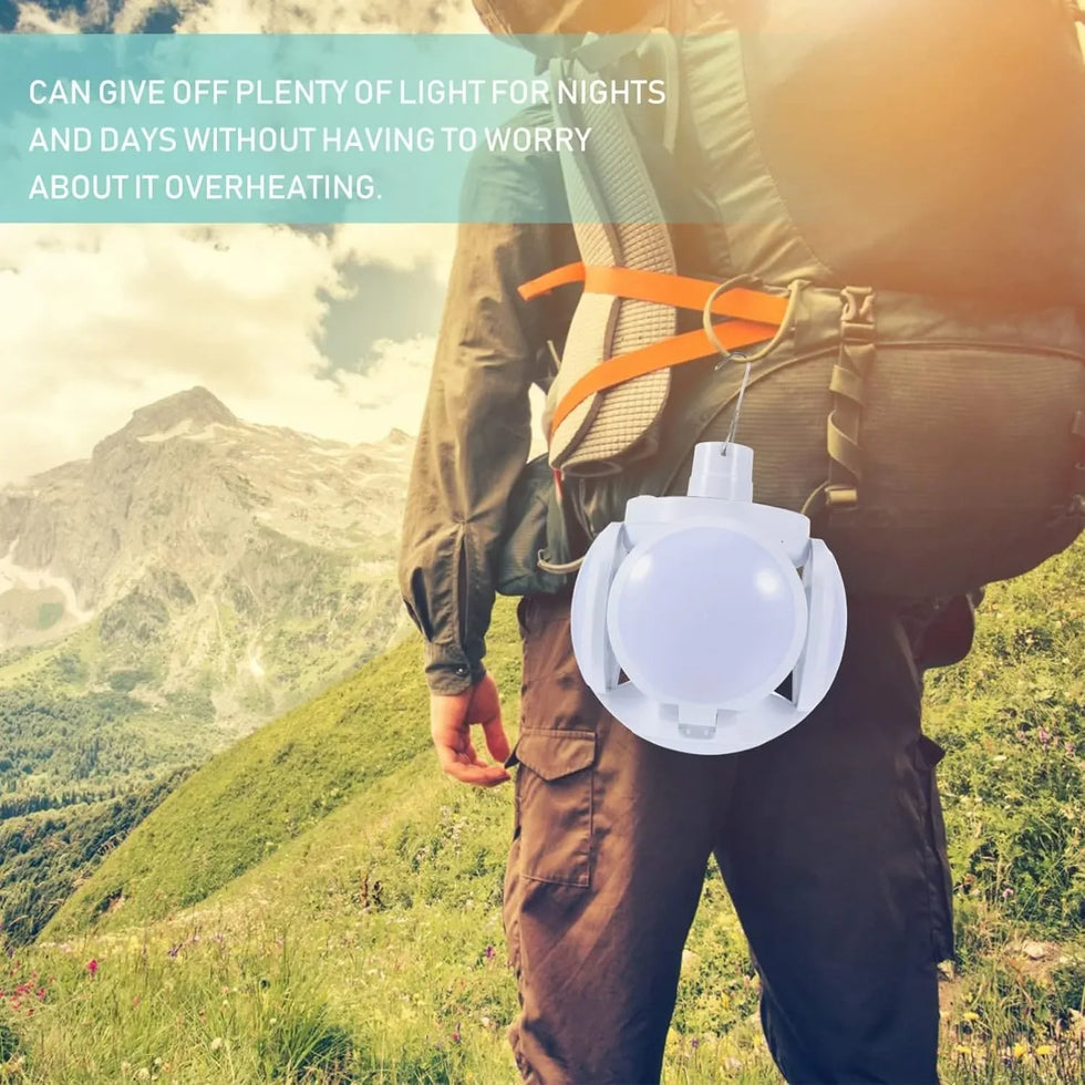 Portable Rechargeable LED Lantern with Universal Hook - Clarify.pk