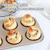 6 Cup Cupcake Baking Tray - Easy Release Muffin Pan - Clarify.pk