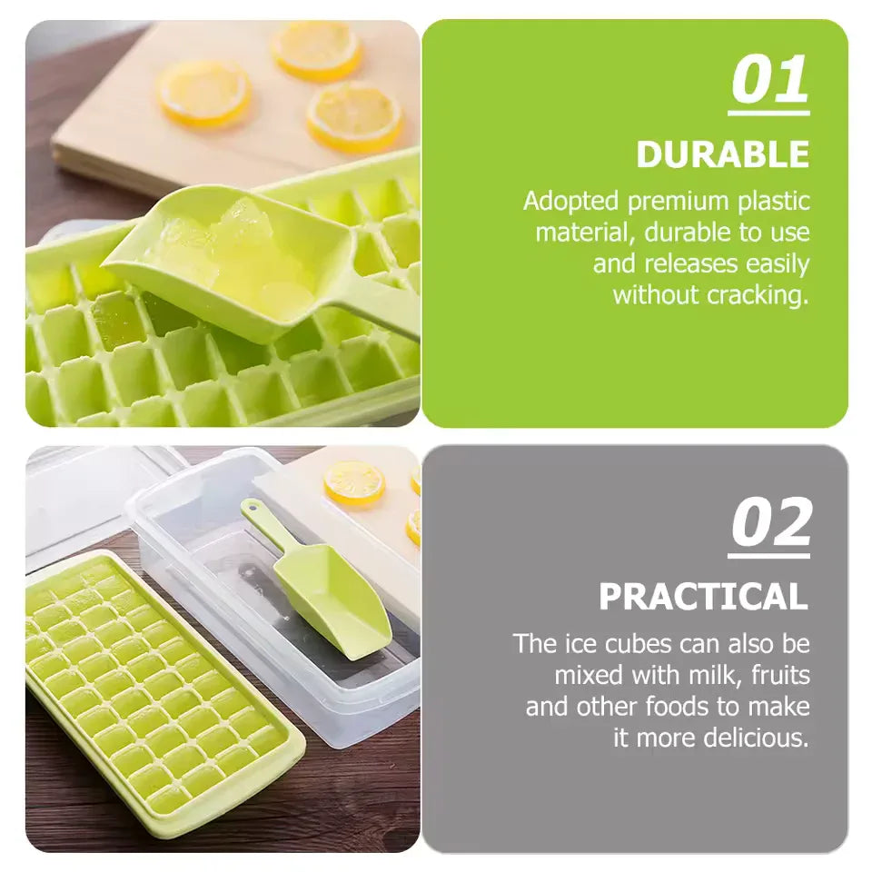 Premium Plastic 36 Grid Ice Cube Tray - Clarify.pk