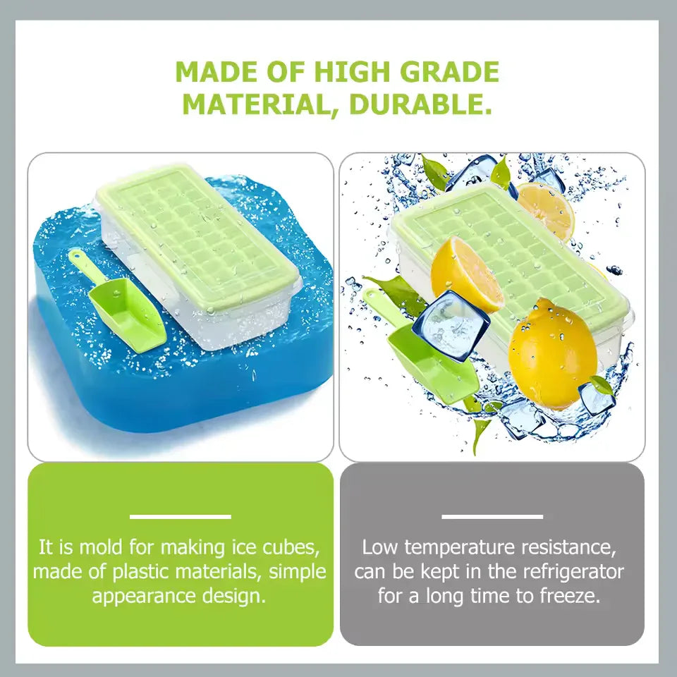 Premium Plastic 36 Grid Ice Cube Tray - Clarify.pk