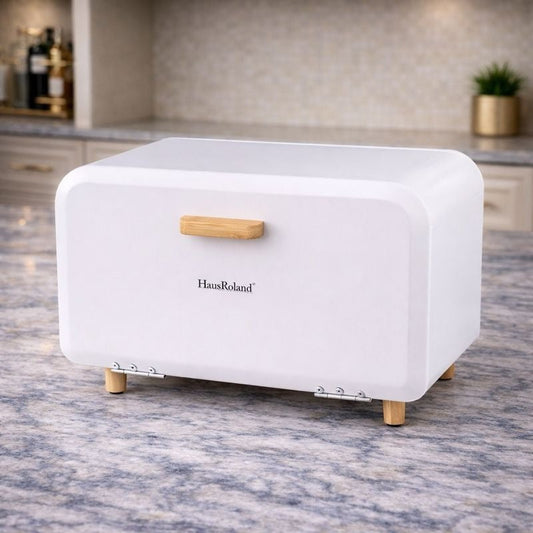 HausRoland Luxury Bread Box – Premium Steel Storage MJ