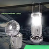 Rechargeable Camping Emergency Light with Fan - Clarify.pk